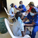 Howard students in Haiti (courtesy of Victoria M. Walker)